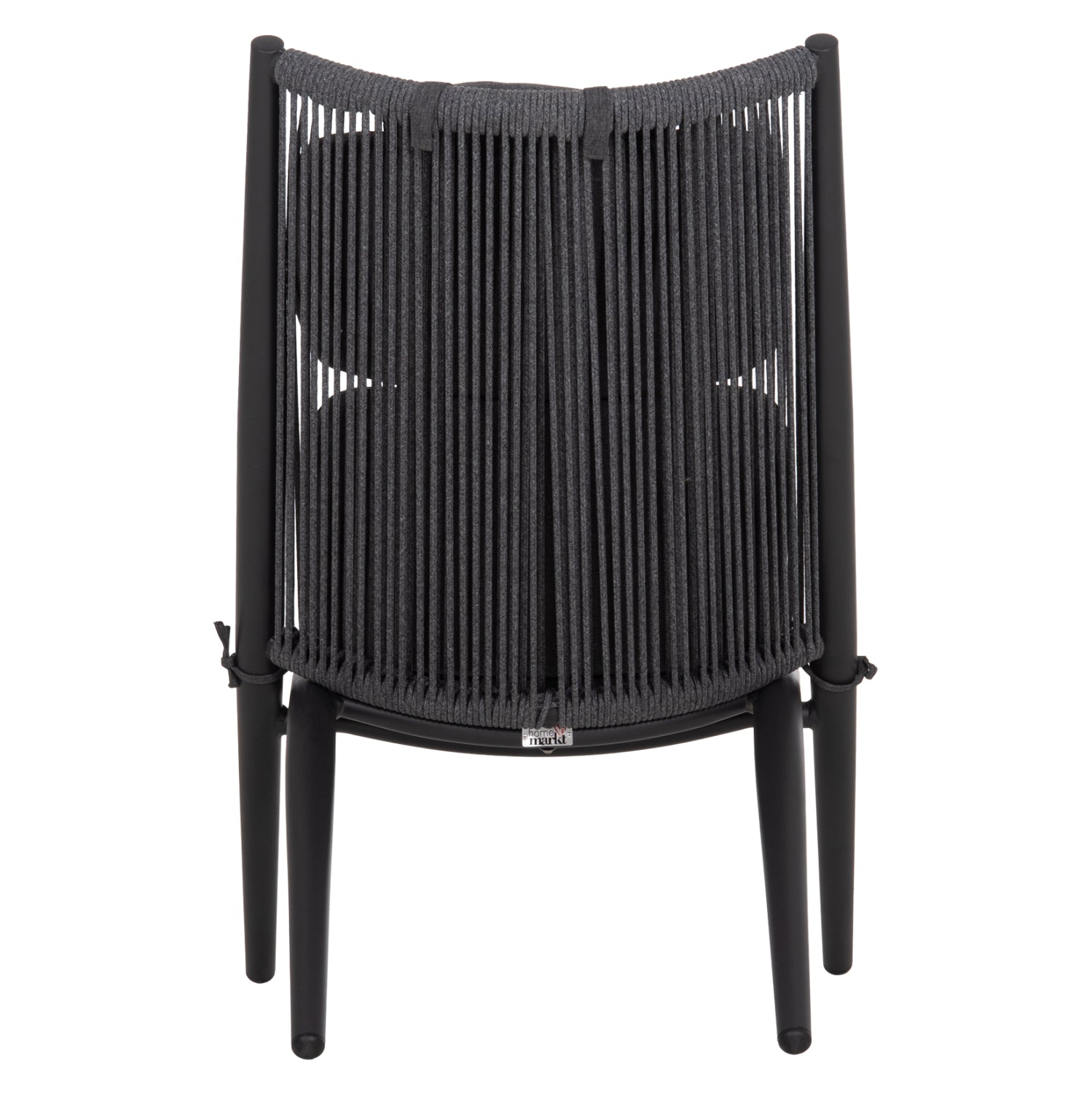 LOUNGER RELAX REMUS HM6642.01 ALUMINUM IN CHARCOAL--OLEFIN ROPE IN CHARCOAL 63x87x94Hcm.