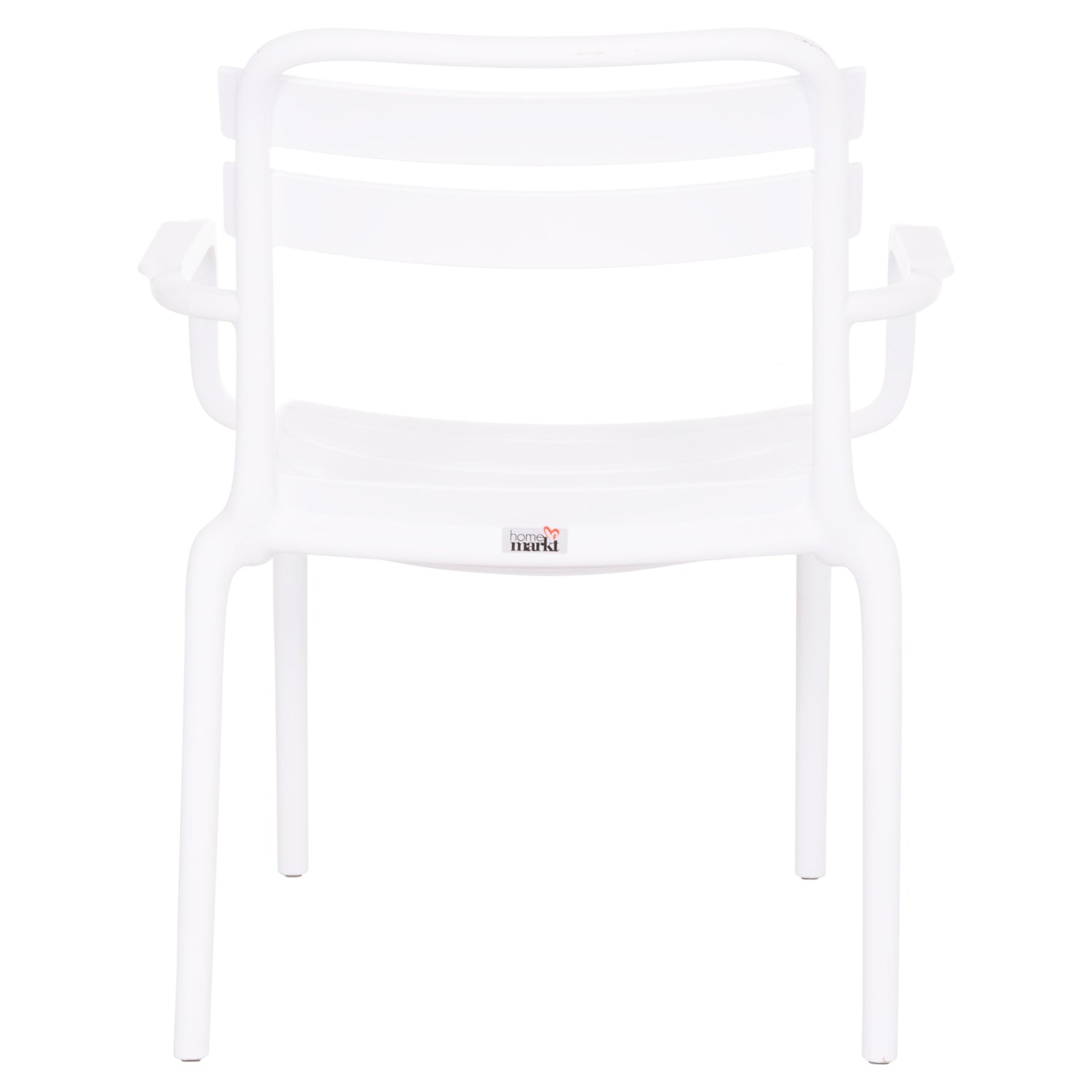 POLYPROPYLENE LOUNGE ARMCHAIR KORVER HM6333.01 WHITE 63.5x65x76Hcm.