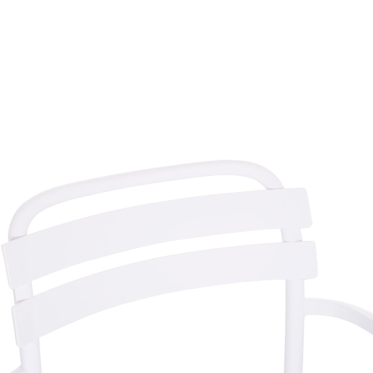 POLYPROPYLENE LOUNGE ARMCHAIR KORVER HM6333.01 WHITE 63.5x65x76Hcm.