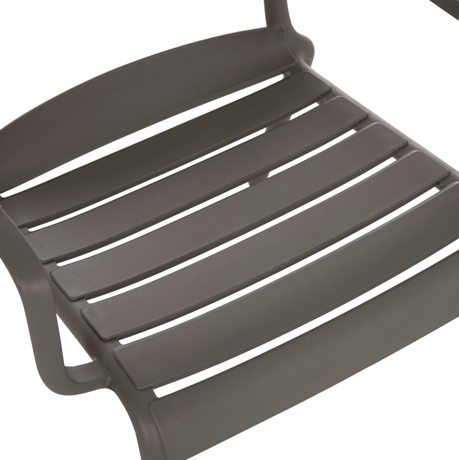 POLYPROPYLENE LOUNGE ARMCHAIR KORVER HM6333.05 DARK OLIVE GREEN 63.5x65x76Hcm.