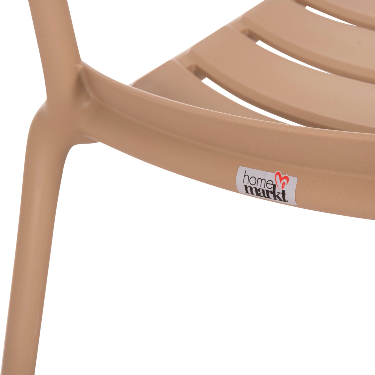 POLYPROPYLENE LOUNGE ARMCHAIR KORVER HM6333.04 CAPPUCCINO 63.5x65x76Hcm.