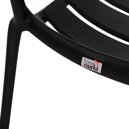 POLYPROPYLENE LOUNGE ARMCHAIR KORVER HM6333.02 BLACK 63.5x65x76Hcm.
