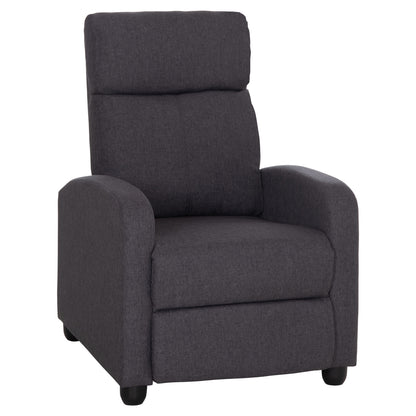 ARMCHAIR WITH PUSH-BACK RELAX MECHANISM DROSEN HM3299.01 GREY FABRIC 68x80x93Hcm.