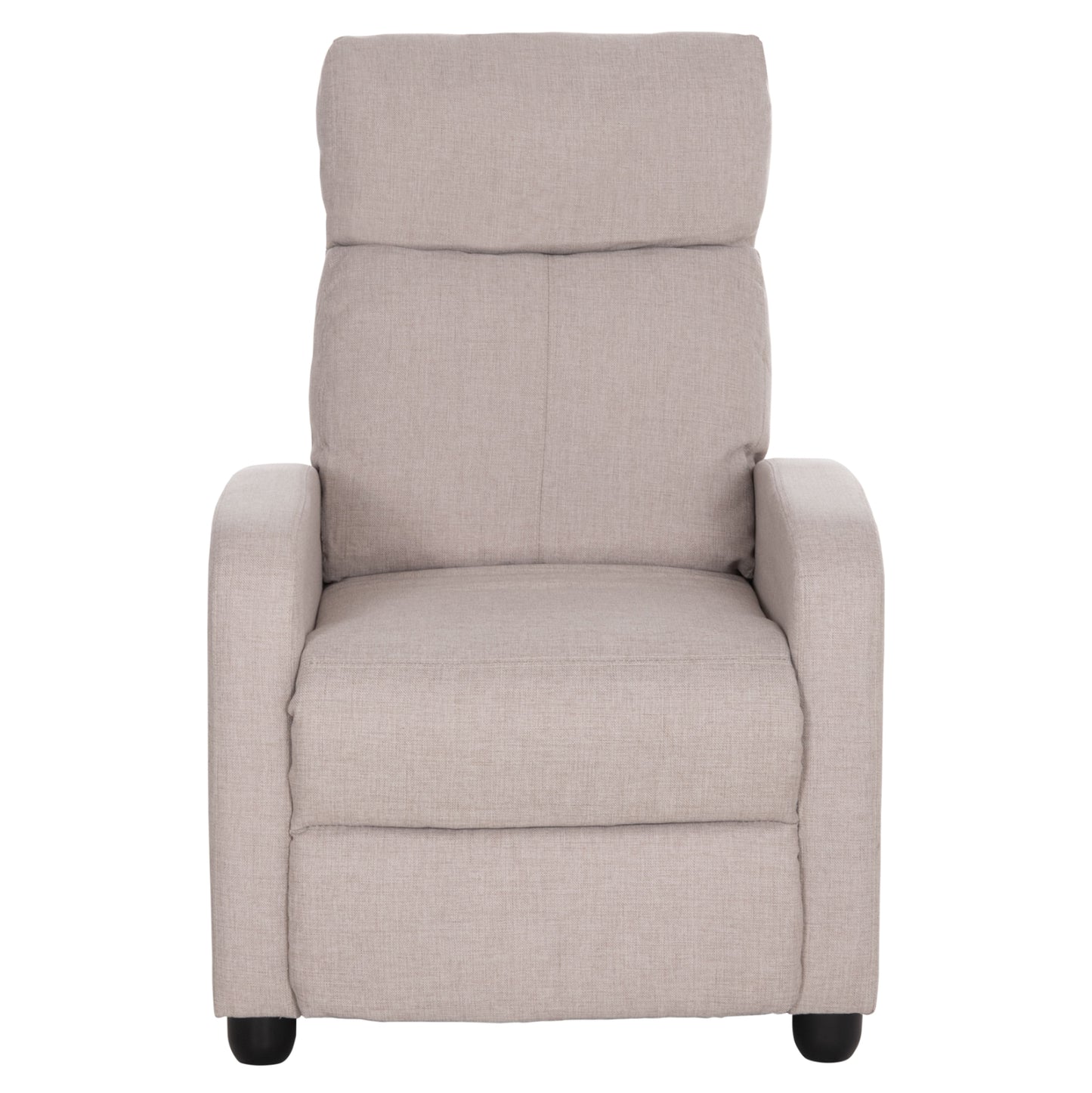 ARMCHAIR WITH PUSH-BACK RELAX MECHANISM DROSEN HM3299.03 BEIGE FABRIC 68x80x93Hcm.