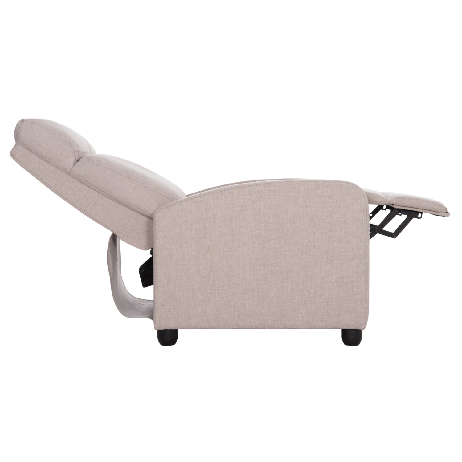 ARMCHAIR WITH PUSH-BACK RELAX MECHANISM DROSEN HM3299.03 BEIGE FABRIC 68x80x93Hcm.