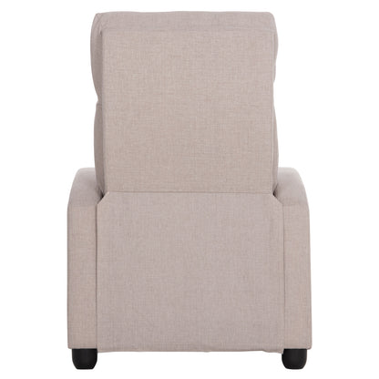 ARMCHAIR WITH PUSH-BACK RELAX MECHANISM DROSEN HM3299.03 BEIGE FABRIC 68x80x93Hcm.