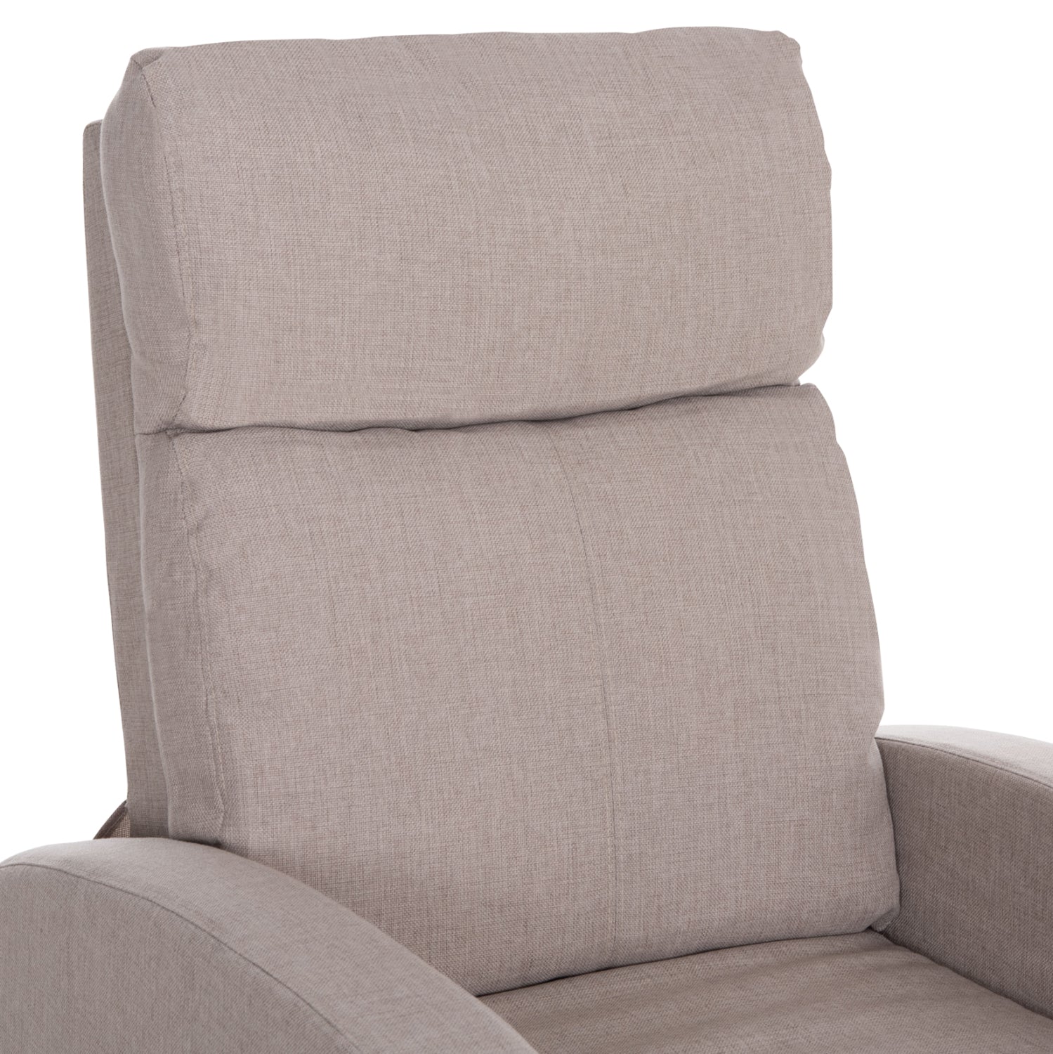 ARMCHAIR WITH PUSH-BACK RELAX MECHANISM DROSEN HM3299.03 BEIGE FABRIC 68x80x93Hcm.