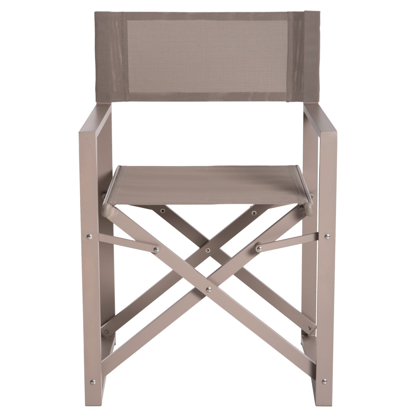 DIRECTOR'S CHAIR ALUMINUM DUPRE HM5094.03 CHAMPAGNE COLOR 57x48,5x85.5Hcm.