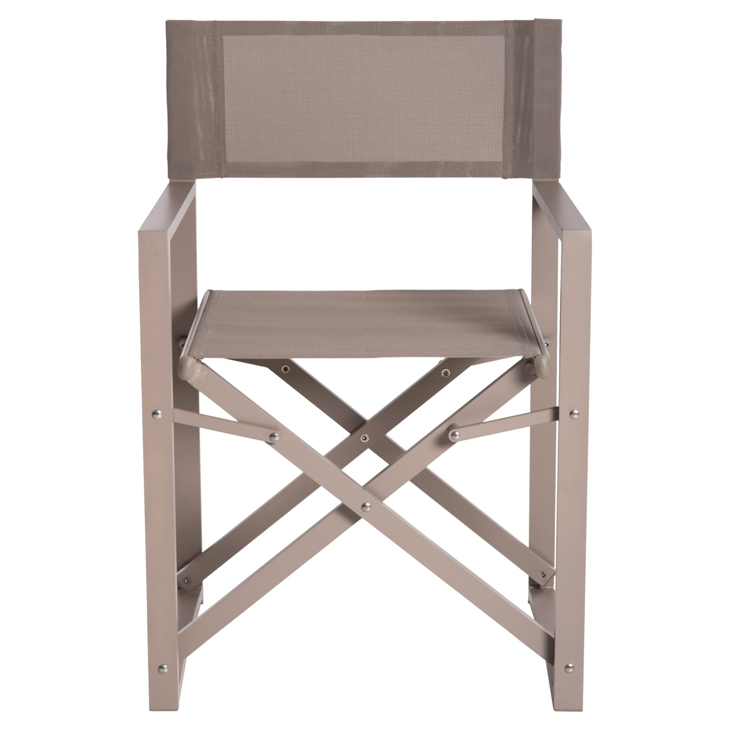 DIRECTOR'S CHAIR ALUMINUM DUPRE HM5094.03 CHAMPAGNE COLOR 57x48,5x85.5Hcm.