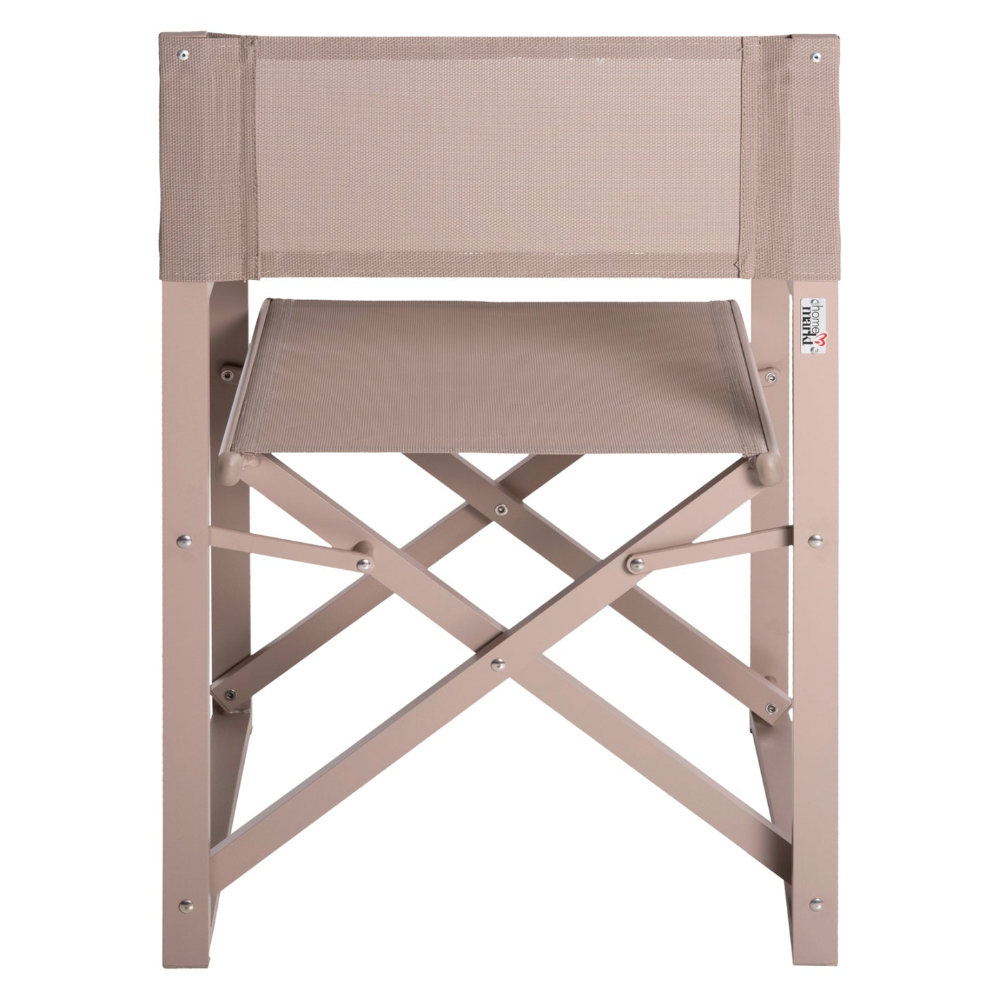 DIRECTOR'S CHAIR ALUMINUM DUPRE HM5094.03 CHAMPAGNE COLOR 57x48,5x85.5Hcm.