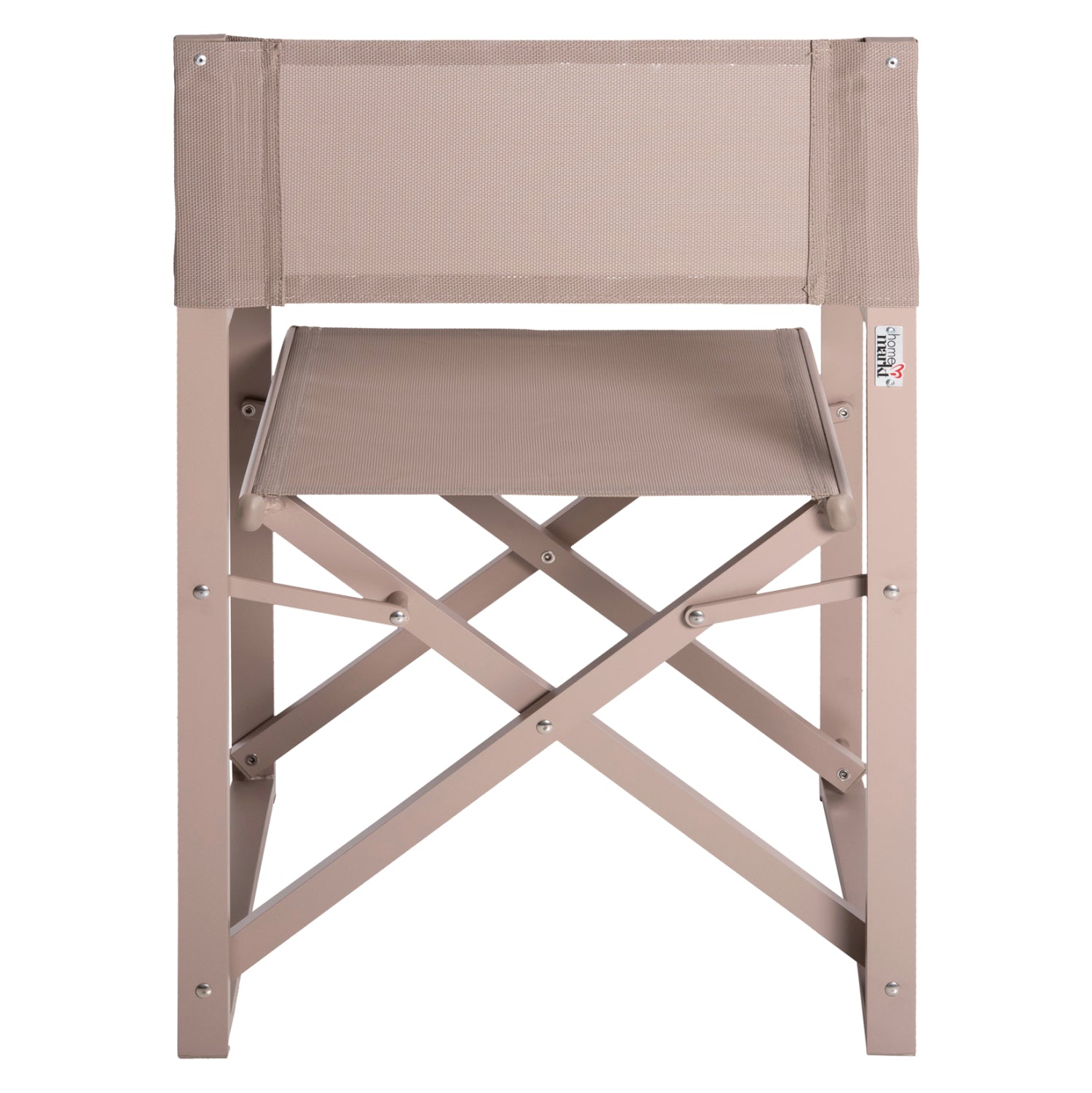 DIRECTOR'S CHAIR ALUMINUM DUPRE HM5094.03 CHAMPAGNE COLOR 57x48,5x85.5Hcm.