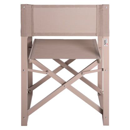 DIRECTOR'S CHAIR ALUMINUM DUPRE HM5094.03 CHAMPAGNE COLOR 57x48,5x85.5Hcm.