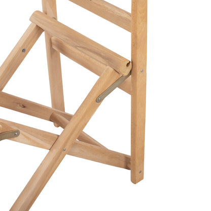 Director's Armchair Frame Natural Soaking Limnos HM5574.04 57x54x88,5 cm