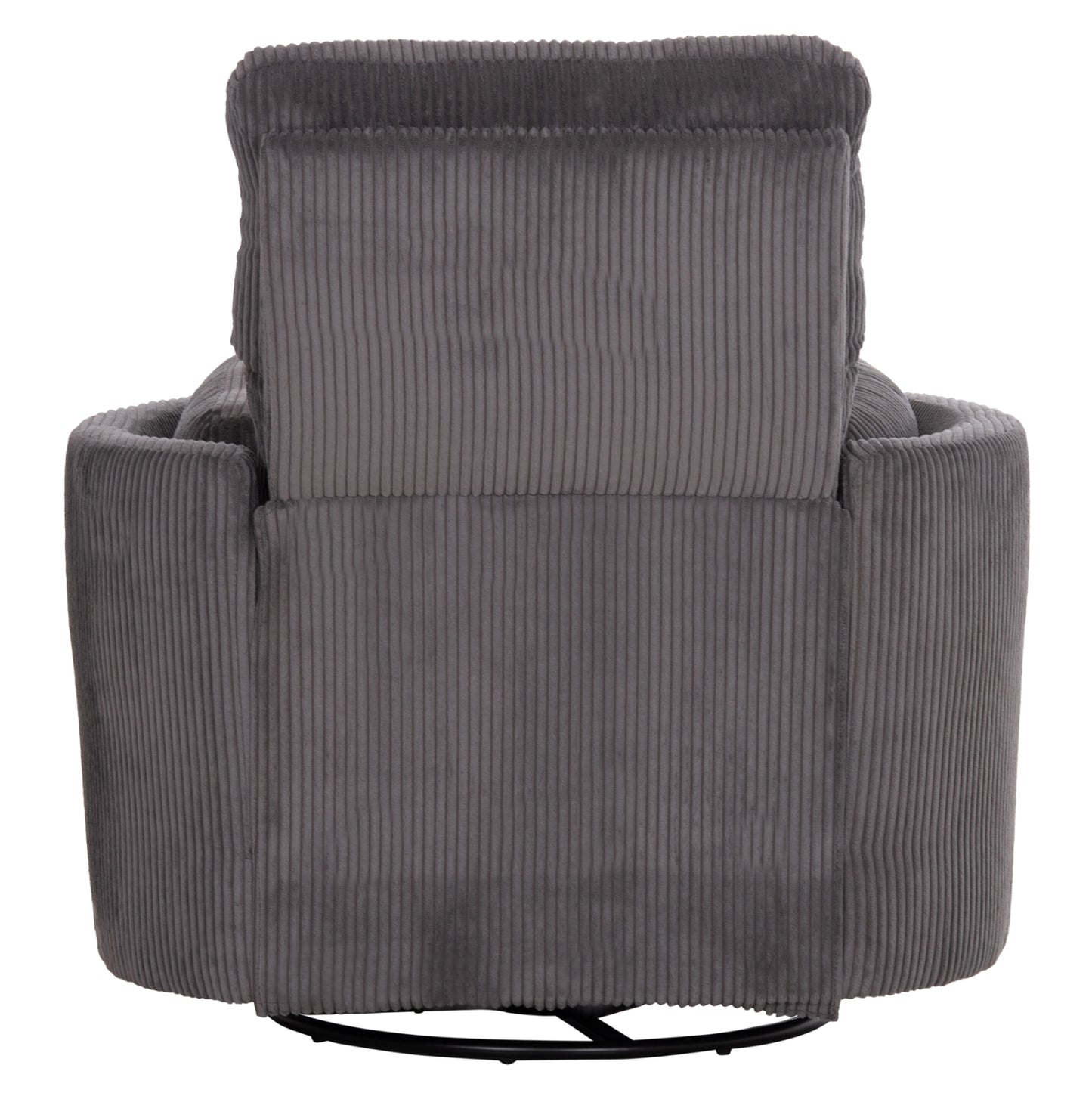 ARMCHAIR RELAX/BREASTFEEDING VELMORA HM3300.01 GREY STRIPED FABRIC 100x90x100Hcm.