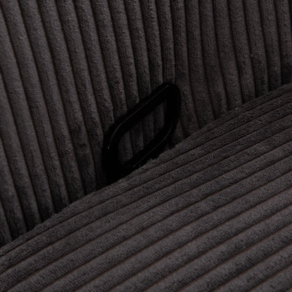 ARMCHAIR RELAX/BREASTFEEDING VELMORA HM3300.01 GREY STRIPED FABRIC 100x90x100Hcm.