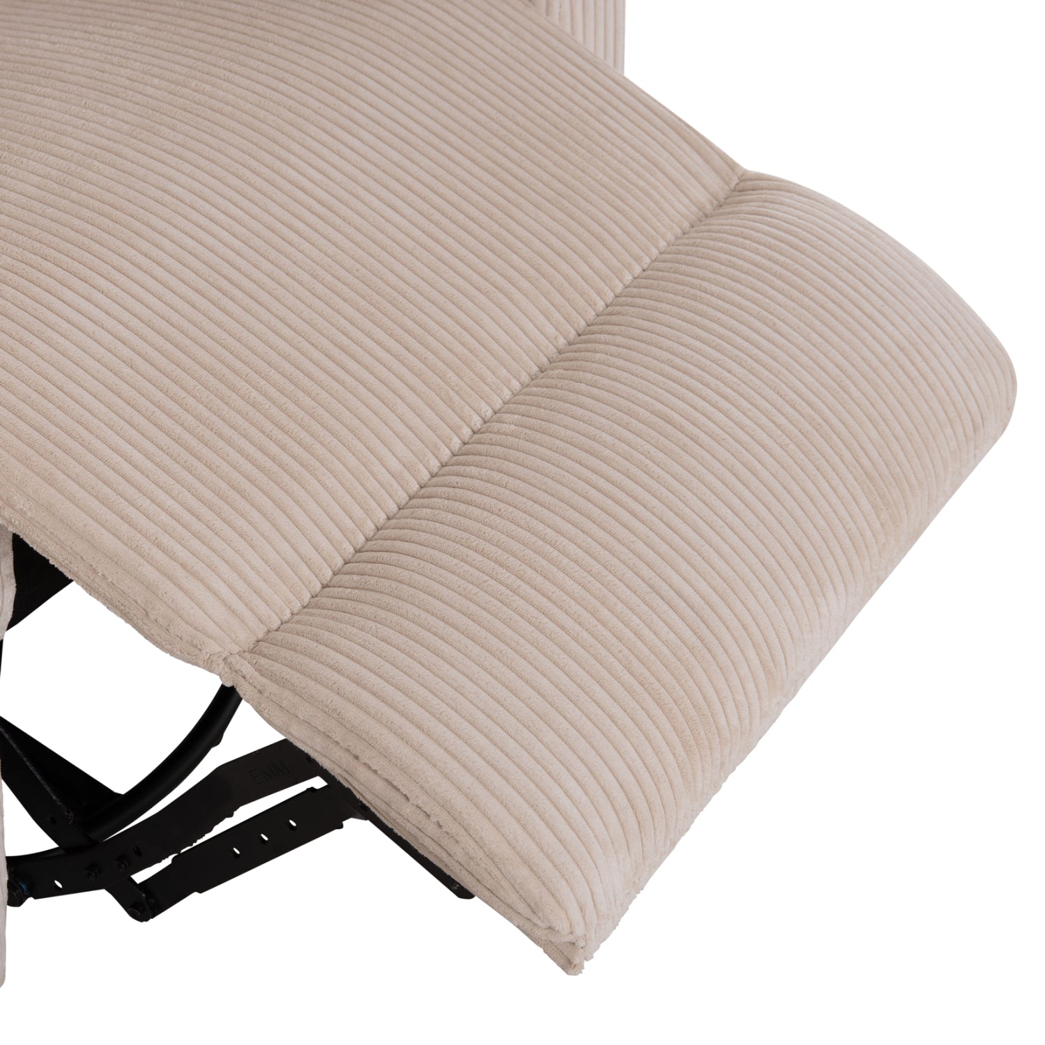 ARMCHAIR RELAX/BREASTFEEDING VELMORA HM3300.03 BEIGE STRIPED FABRIC 100x90x100Hcm.