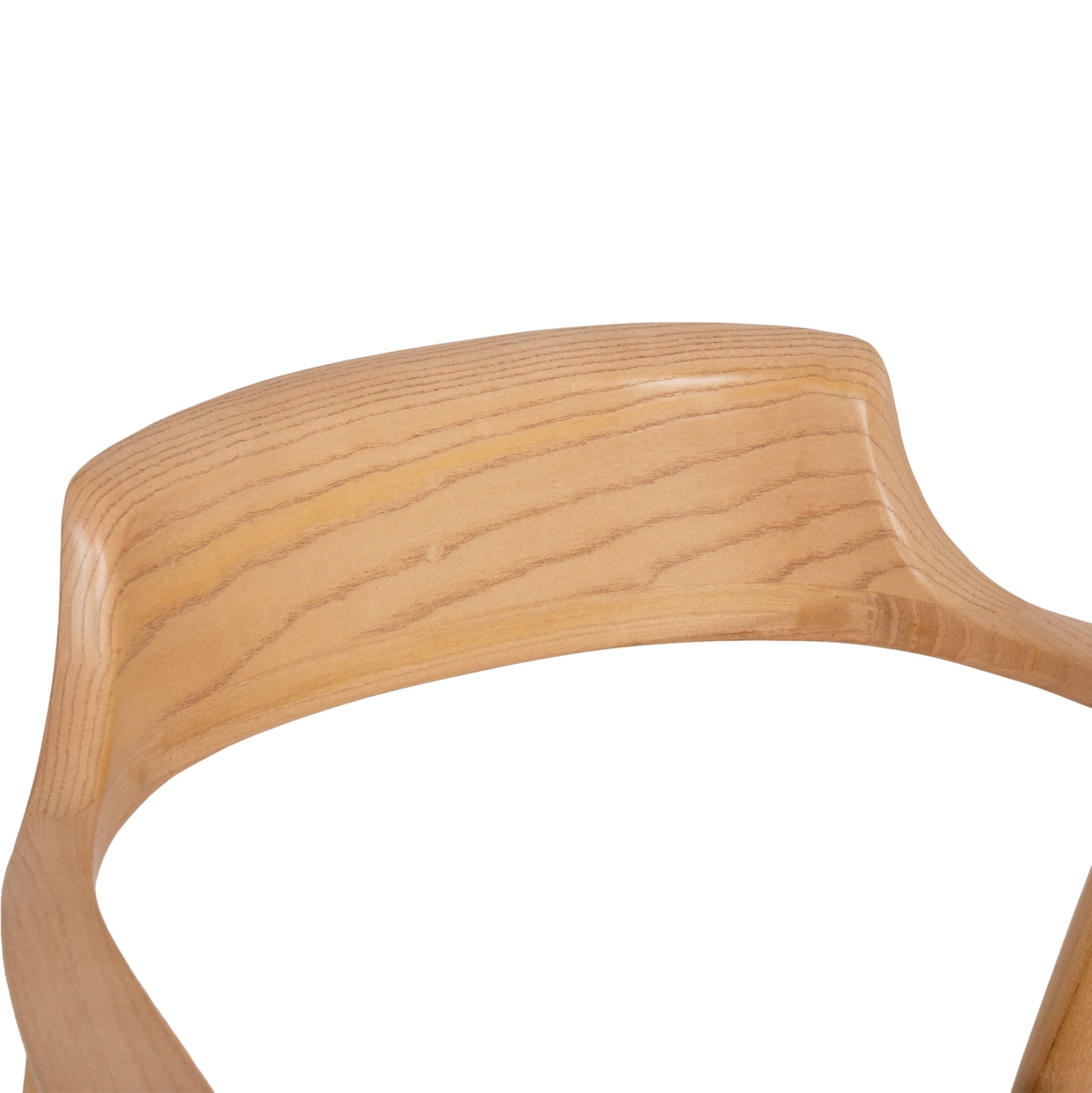DINING CHAIR TARGA HM18336.11 RUBBERWOOD IN NATURAL (BEECH) COLOR--PU SEAT IN ECRU 58x54x78Hcm