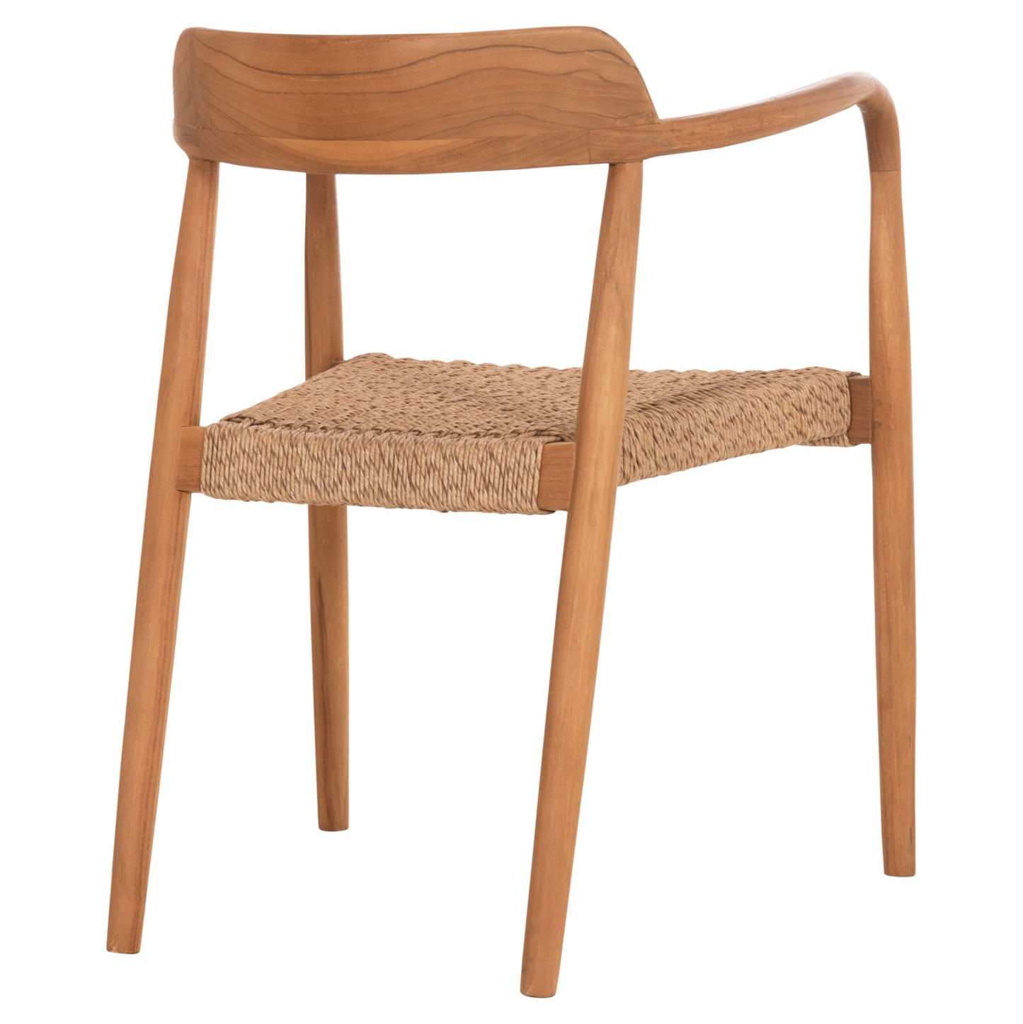 DINING CHAIR ROBBY HM18350 TEAK WOOD & VIRO ROPE IN NATURAL COLORS 55x50x71Hcm.