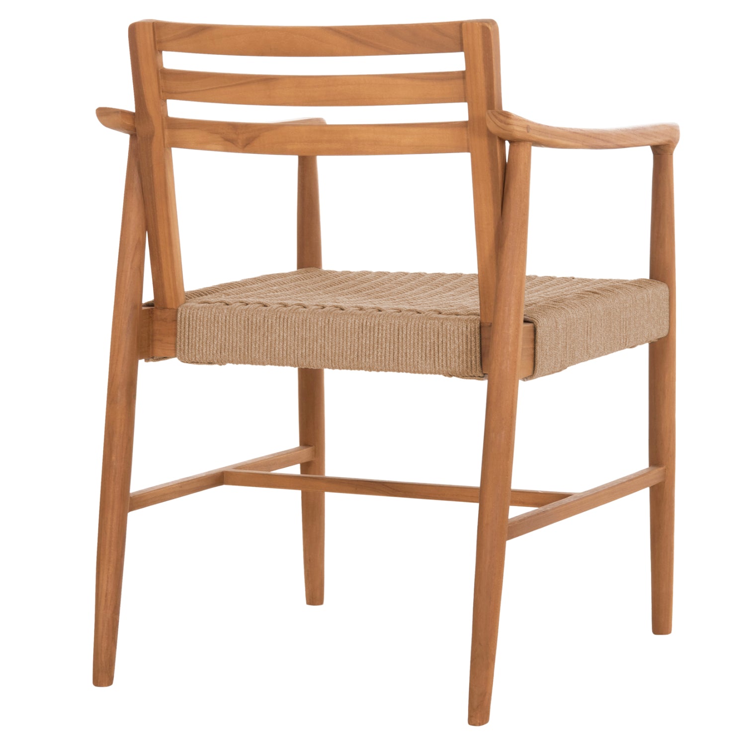 DINING CHAIR ROBIN HM18351 TEAK WOOD & VIRO ROPE IN NATURAL COLORS 53.5x60x78Hcm.