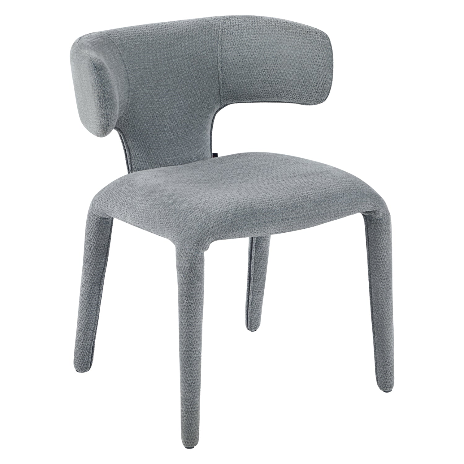 DINING ARMCHAIR BIEN HM18361.01 LIGHT GREY FABRIC 49.5x55.5x76Hcm.