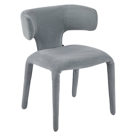 DINING ARMCHAIR BIEN HM18361.01 LIGHT GREY FABRIC 49.5x55.5x76Hcm.