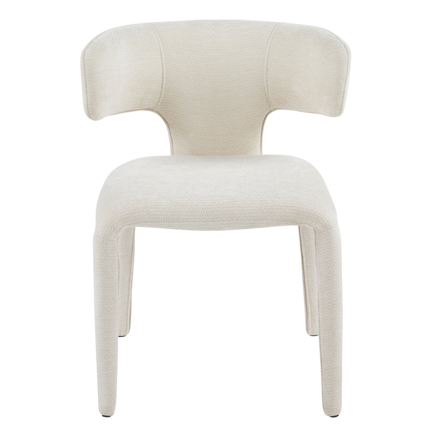 DINING ARMCHAIR BIEN HM18361.02 ECRU LINEN FABRIC 49.5x55.5x76Hcm.