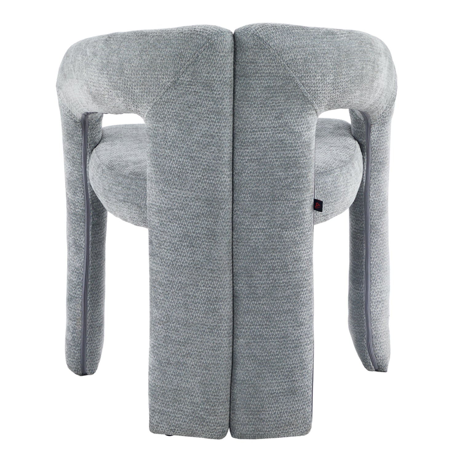 DINING CHAIR NEZA HM18362.01 LIGHT GREY LINEN FABRIC 64x50x76.5Hcm.