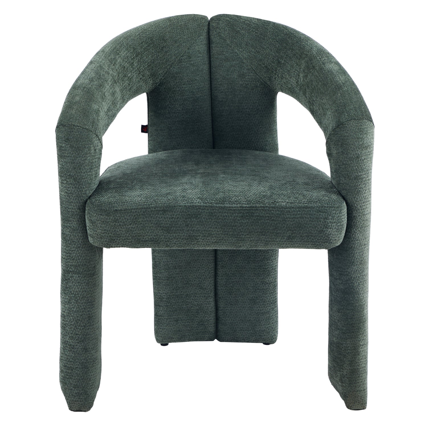 DINING CHAIR HM18362.04 GREEN LINEN FABRIC 64x50x76.5Hcm.