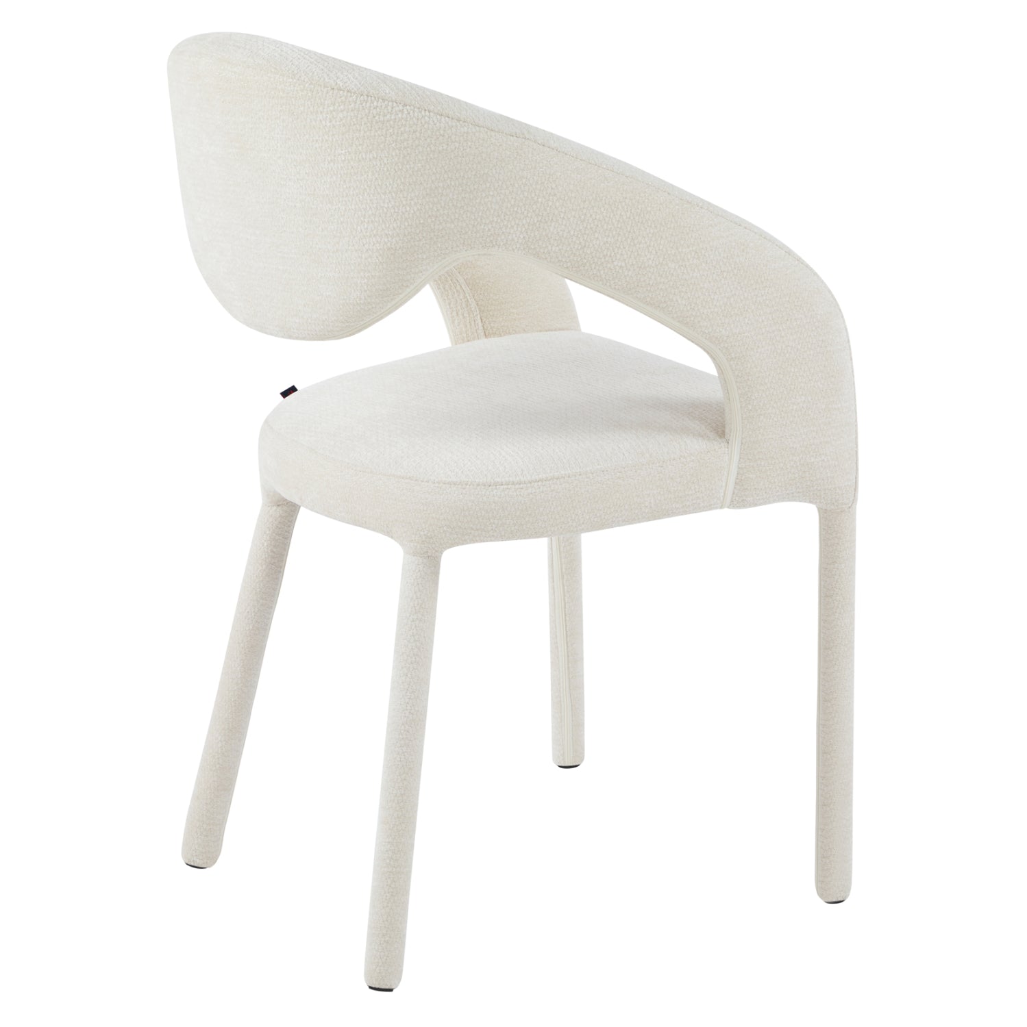 DINING CHAIR OFILIA HM18363.02 ECRU LINEN FABRIC 58x54.5x85.5Hcm