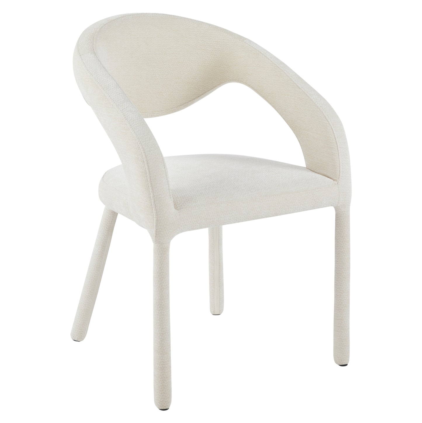 DINING CHAIR OFILIA HM18363.02 ECRU LINEN FABRIC 58x54.5x85.5Hcm