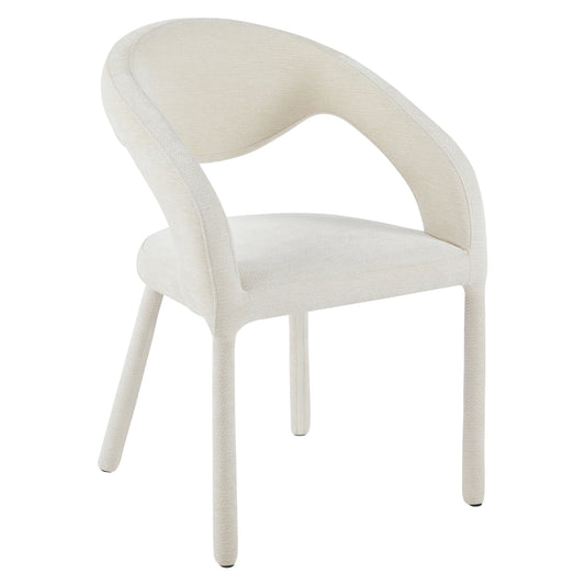 DINING CHAIR OFILIA HM18363.02 ECRU LINEN FABRIC 58x54.5x85.5Hcm