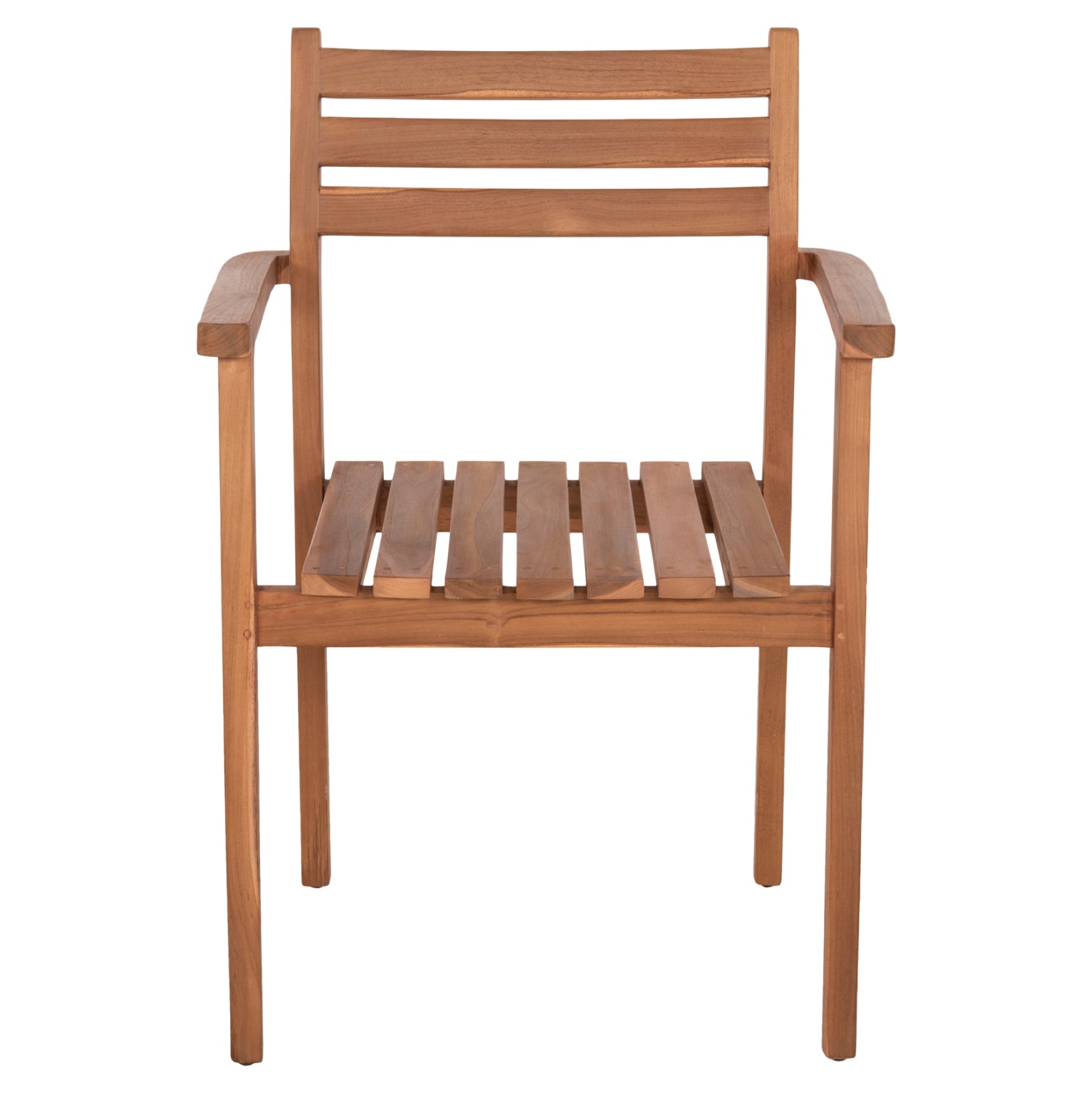 DINING ARMCHAIR HENDER HM6329 TEAK WOOD IN NATURAL COLOR 61x59x89Hcm.