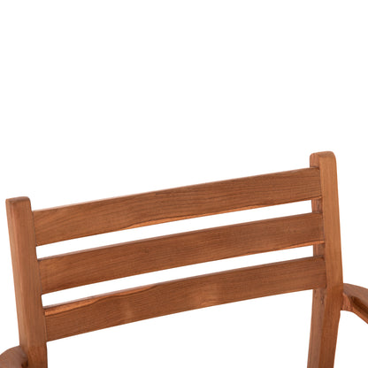 DINING ARMCHAIR HENDER HM6329 TEAK WOOD IN NATURAL COLOR 61x59x89Hcm.