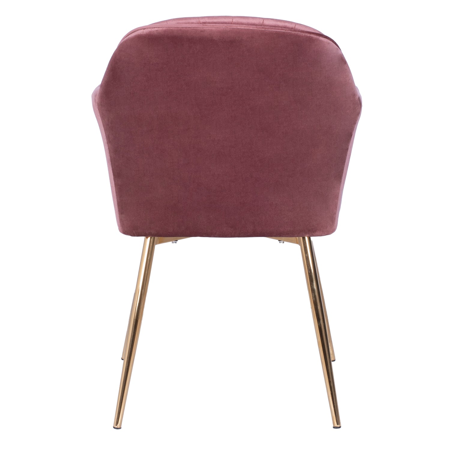 VELVET ARMCHAIR SAWYER HM8523.02 IN DUSTY PINK WITH GOLDEN LEGS 55x60x83 cm