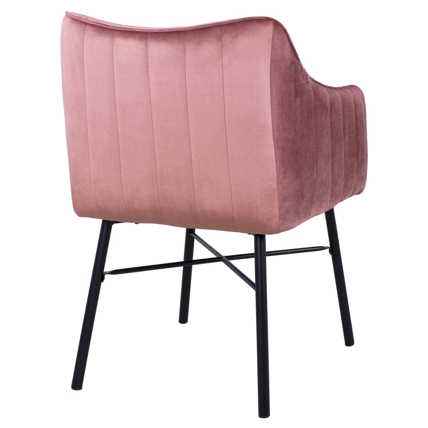 ARMCHAIR ALLYSA HM8518.02 VELVET DUSTY PINK 57x58x84Υ cm
