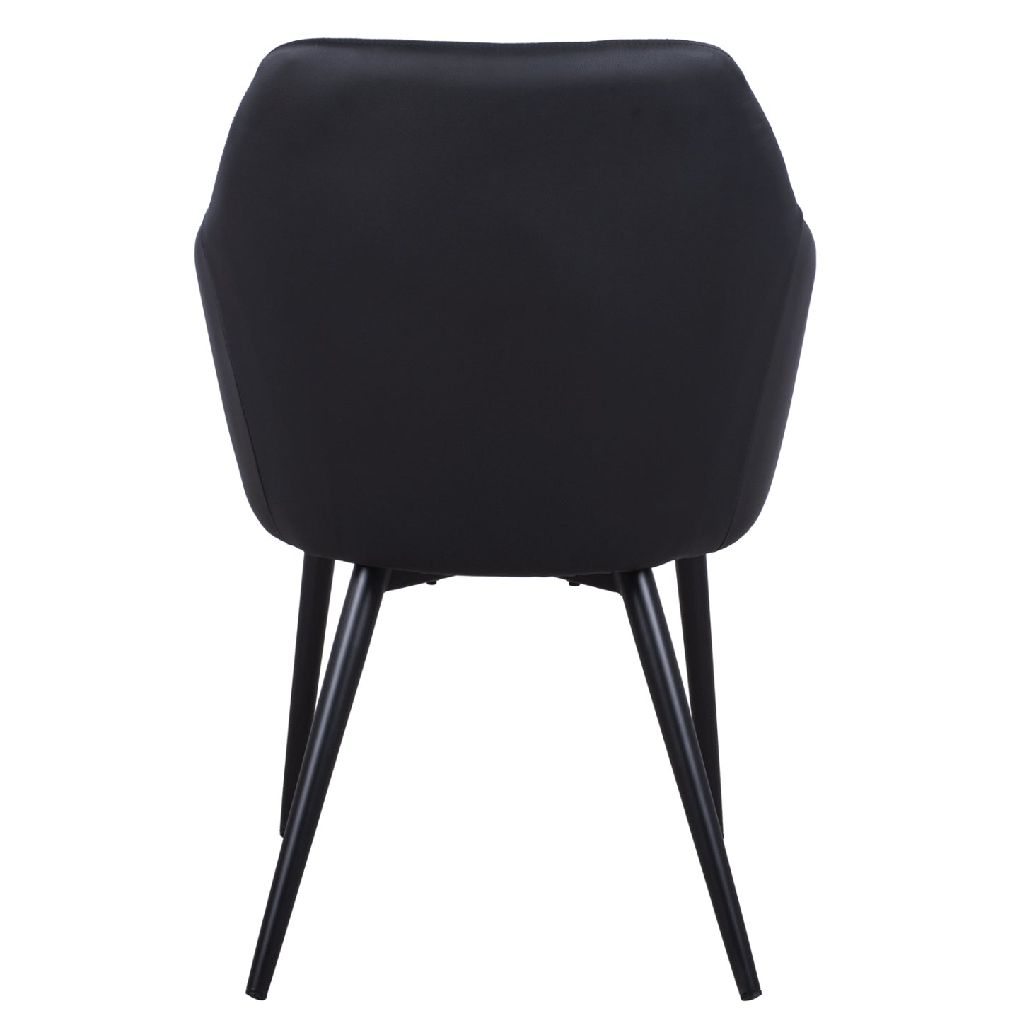 Armchair Charles HM8522.01 with fabric Dark Grey PU Black 57x63x83 cm