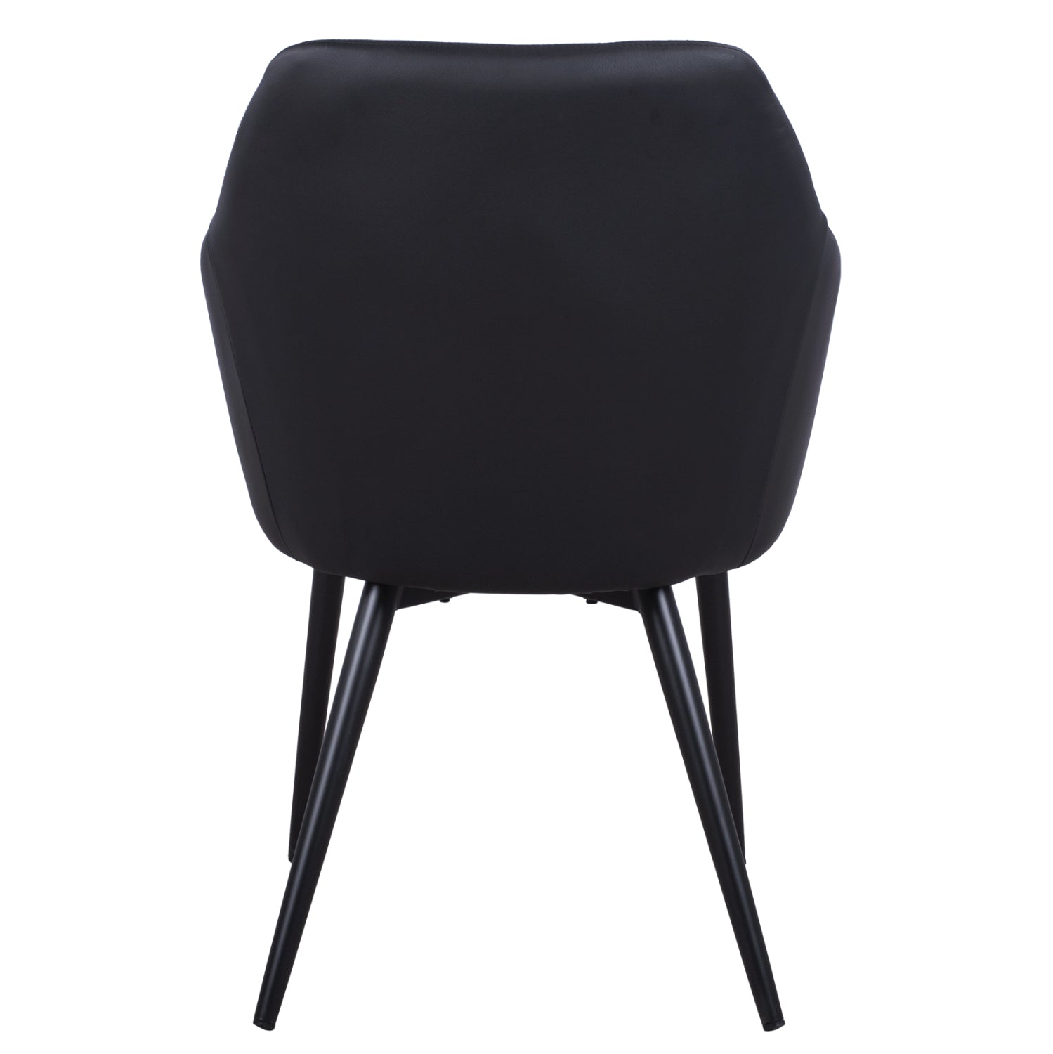 Armchair Charles HM8522.01 with fabric Dark Grey PU Black 57x63x83 cm