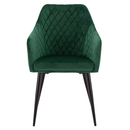Armchair Charles HM8522.03 with cyppress green velvet 52x60x89 cm.