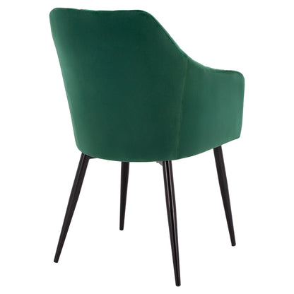 Armchair Charles HM8522.03 with cyppress green velvet 52x60x89 cm.