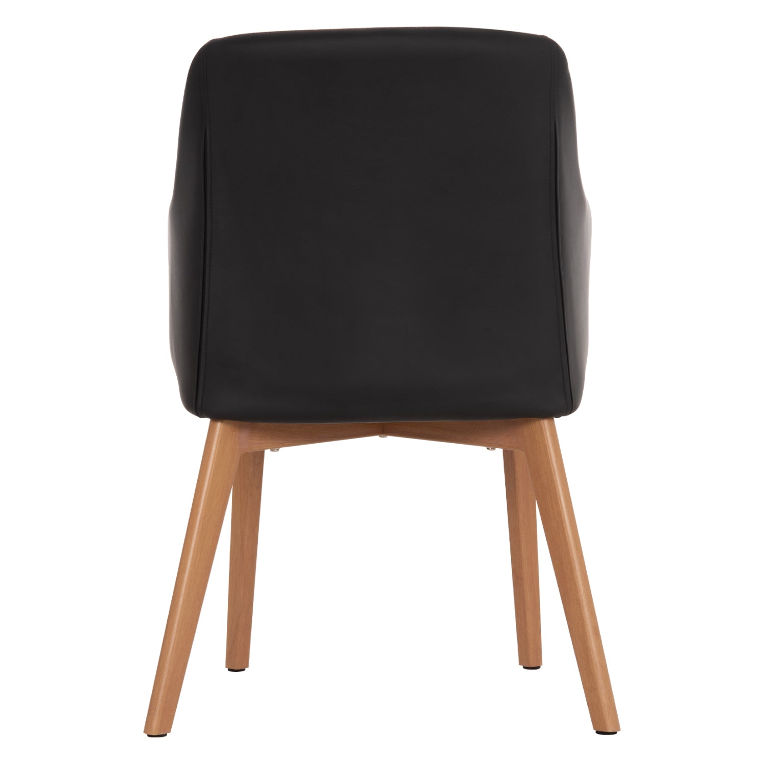 Armchair Bristol HM0141.01 with dark grey color and black PU 57x59x86Υ