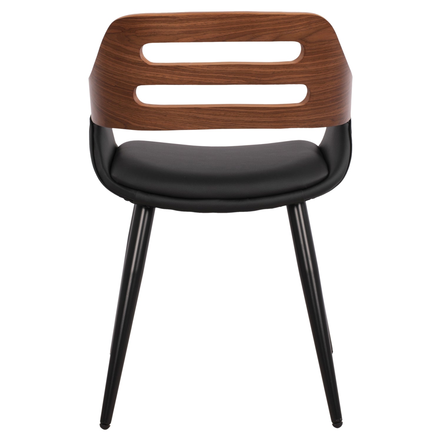 Armchair Auxiliary Superior Pro Walnut-Black PU HM8491.01 50x53x76cm