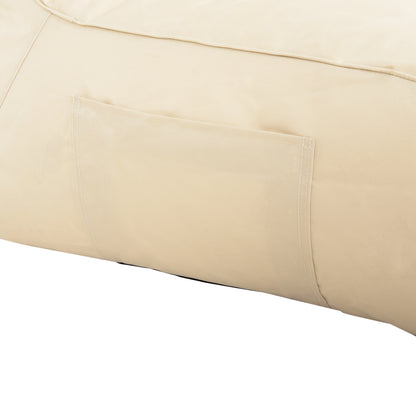 Pouf Cloud Armchair HM5112.01 Cream 6188 76x102x72Ηcm