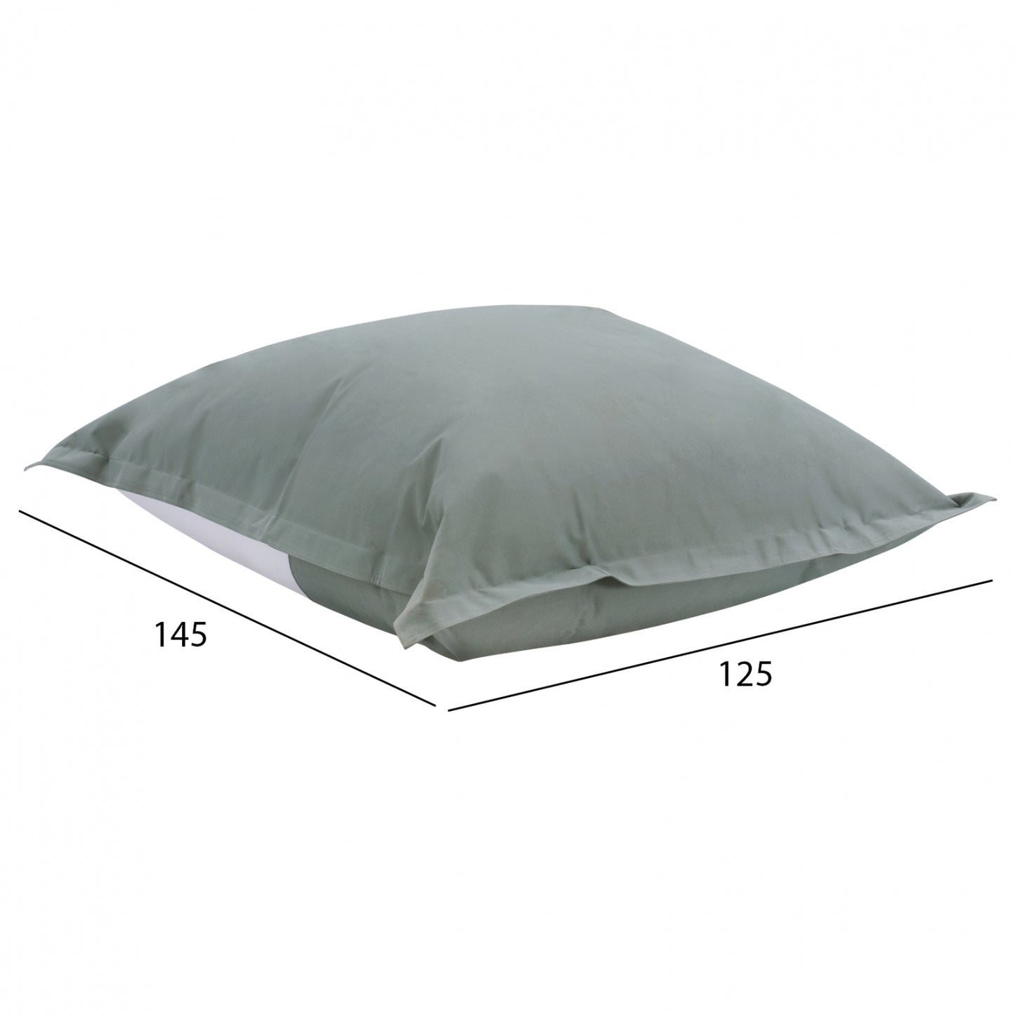 Pillow Pouf Bloom HM5113.20 Grey 125x145cm