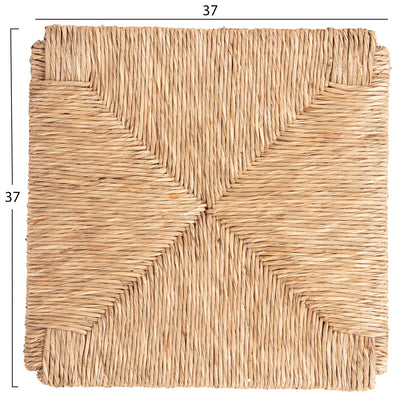 RUSH-MATT REPLACEMENT SEAT FOR WOODEN CHAIRS-37Χ37Χ3.5cm(thickness) HM5099.11