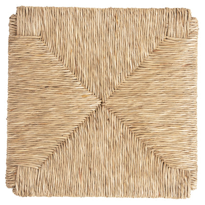 RUSH-MATT REPLACEMENT SEAT FOR WOODEN CHAIRS-37Χ37Χ3.5cm(thickness) HM5099.11