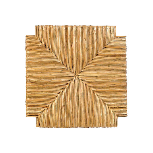 WHEAT RUSH-MATT REPLACEMENT SEAT HM5098 FOR WOODEN STOOLS-33Χ33Χ3.5cm(thickness)