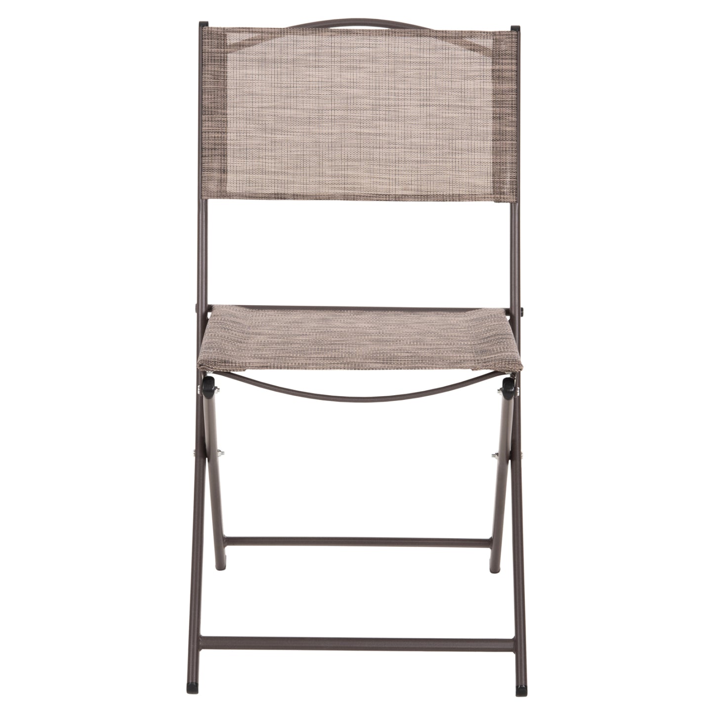 FOLDABLE OUTDOOR CHAIR MAG HM5971.02 BROWN METAL-BROWN TEXTILENE 45x51x81Hcm.