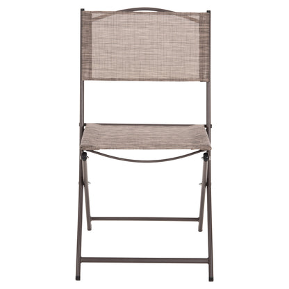 FOLDABLE OUTDOOR CHAIR MAG HM5971.02 BROWN METAL-BROWN TEXTILENE 45x51x81Hcm.