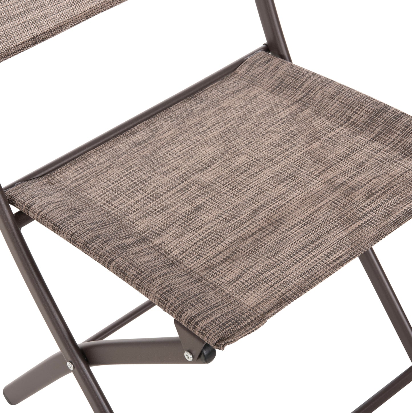 FOLDABLE OUTDOOR CHAIR MAG HM5971.02 BROWN METAL-BROWN TEXTILENE 45x51x81Hcm.