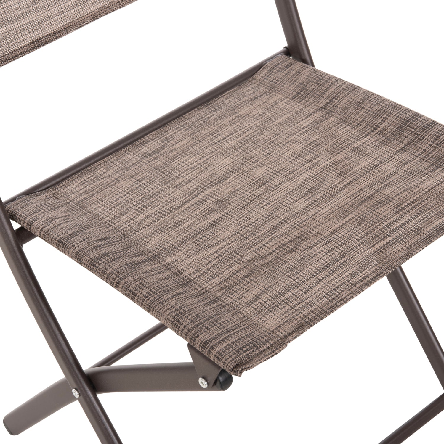 FOLDABLE OUTDOOR CHAIR MAG HM5971.02 BROWN METAL-BROWN TEXTILENE 45x51x81Hcm.